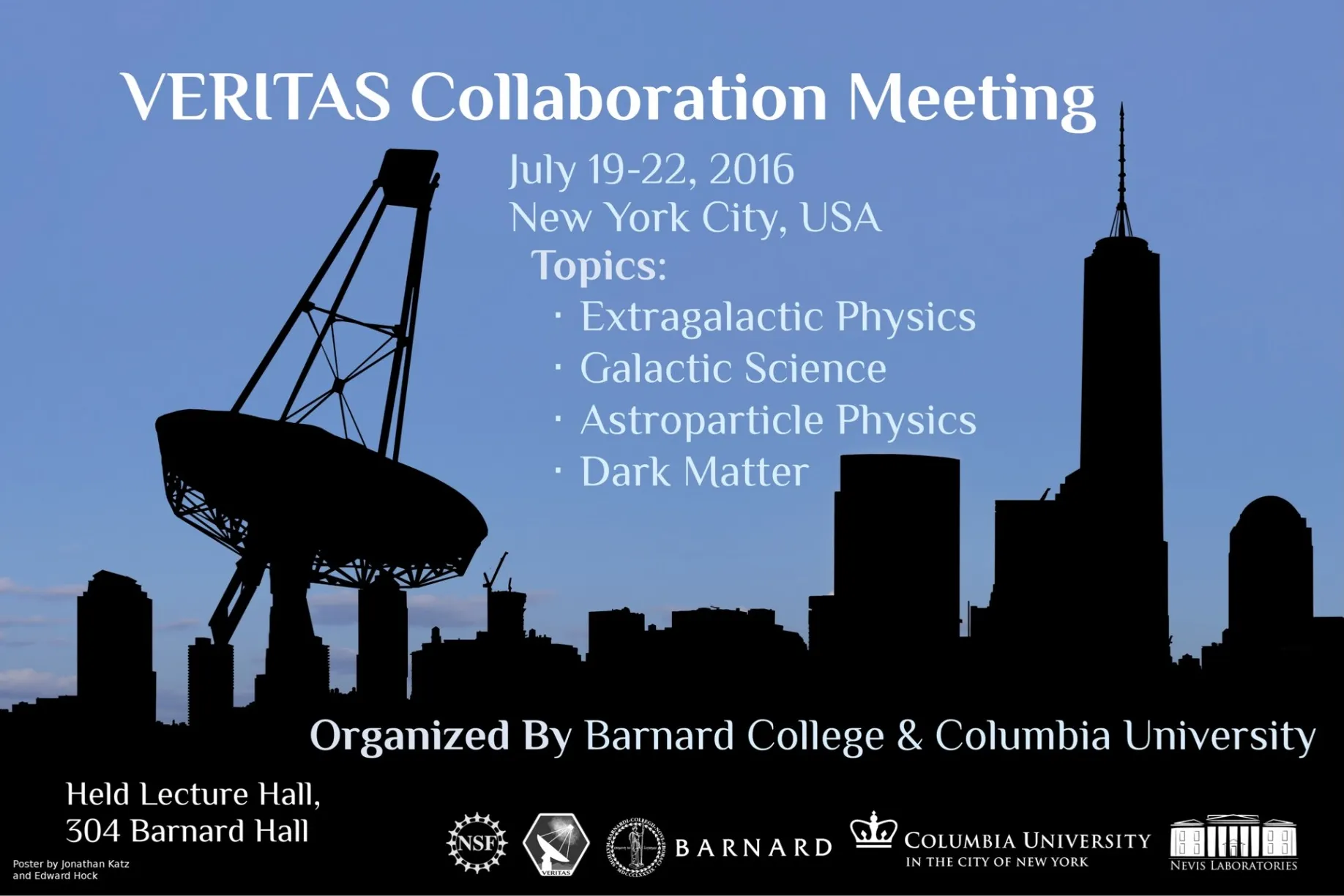 VERITAS Collaboration meeting summer 2016 poster